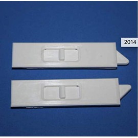 Traco Tilt Latch Set White 2 7/8" x 3/4"