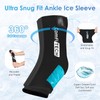 Comfitech Ankle Ice Pack Wrap Sleeve with Large Opening, Reusable