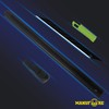 MANUFORE 30pcs Green 9mm Snap-off Knives with Safety Auto-lock, Metal