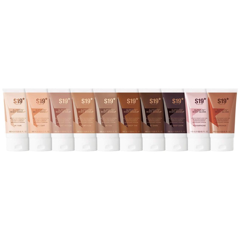 S19 SUPER FX Body Makeup, MEDIUM - Smoothes & Evens