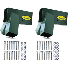 Eastern Jungle Gym Swing Set Bracket Kit with 2 Easy 1-2-3 A-Frame Brackets and 1 Easy 1-2-3 A-Frame Middle Bracket