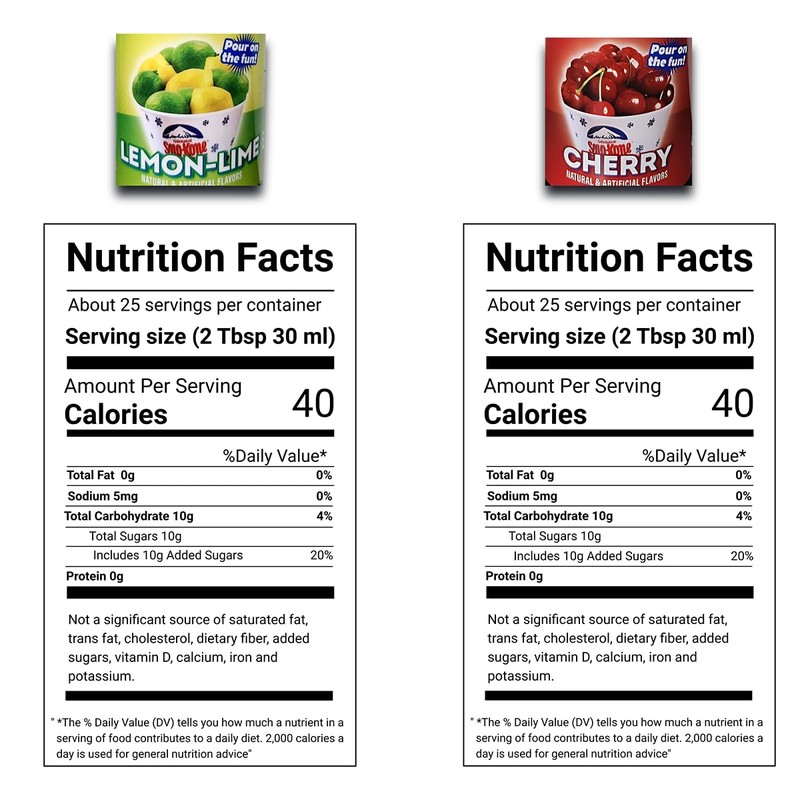 Conscious Seasonings Assorted Snow Syrup - 5 Flavors | Blue