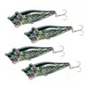Mipcase 4PCS Lures Floating Artificial Baits for Freshwater and Saltwater