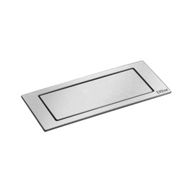 EVOLINE EVOline BackFlip, 2 Stk. Schukosteckdosen, 1 Stk. USB-C-Charger, Edelstahl