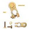 LEICESTERCN Battery Terminal Connectors Brass Copper Car Battery Terminal Ends
