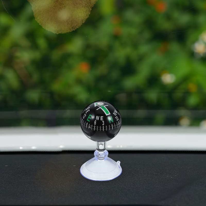 Gatuida Car Compass Ball, Dash Mount Adjustable Compass Ball with