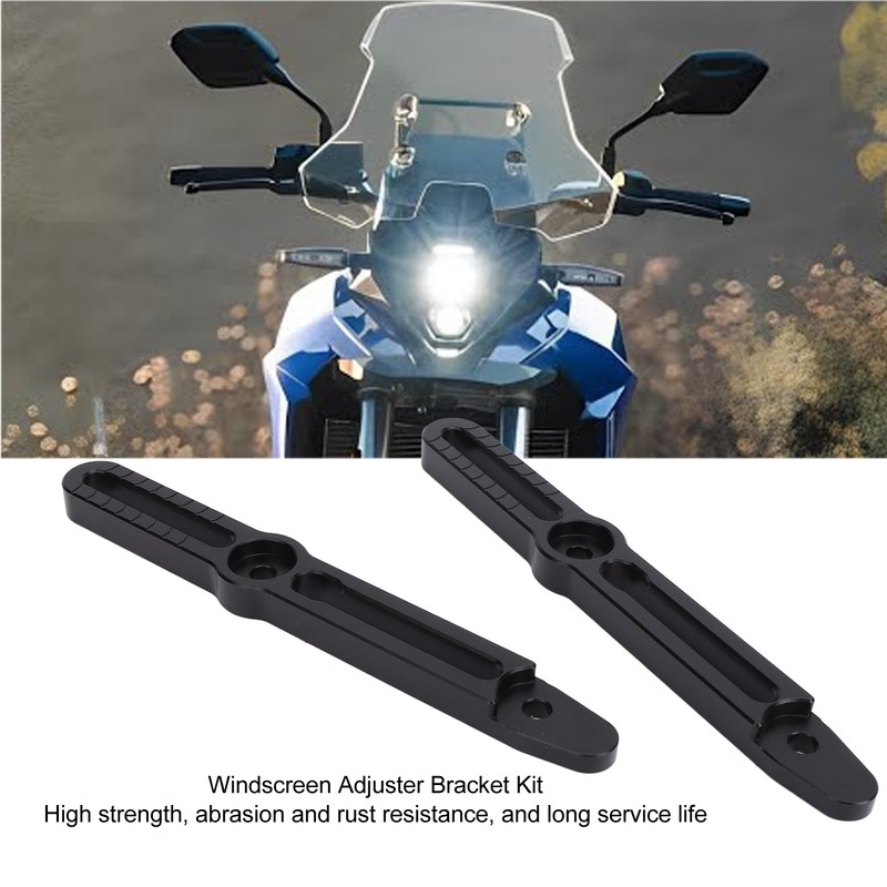 Windscreen Adjusters Bracket Kit Aluminum Reduce Noise Replacement for Suzuki