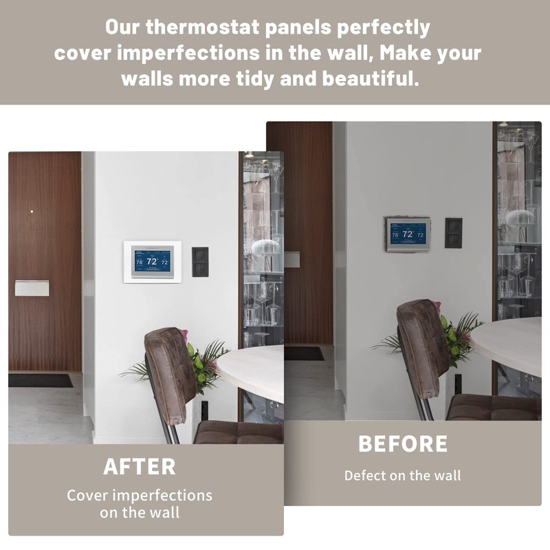 Thermostat Wall Plate Compatible with THP2400A1027W Honeywell Home Thermostat Coverplate