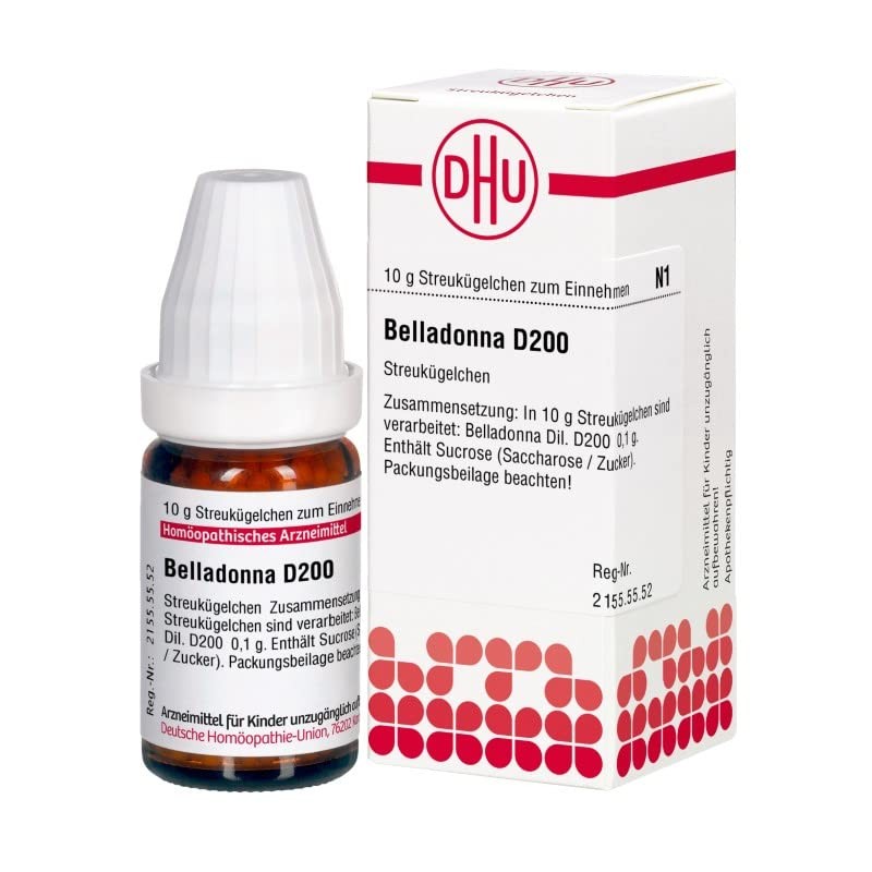 Belladonna D200 DHU Globules, 10 g Globules