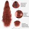 XIXISNOW 24'' Clip On Ponytail Extension for Women with Claw