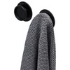 Tiger Towel Hook, ABS, Black, Set of 2