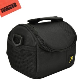 Deluxe Soft Small Camcorder Case for Canon Vixia HFM50, HFM52, HFM500, HFR32, HFR30, HFR300, HFR40, HFR42, HFR400, HFR50, HFR52, HFR500 Camcorder + More!!