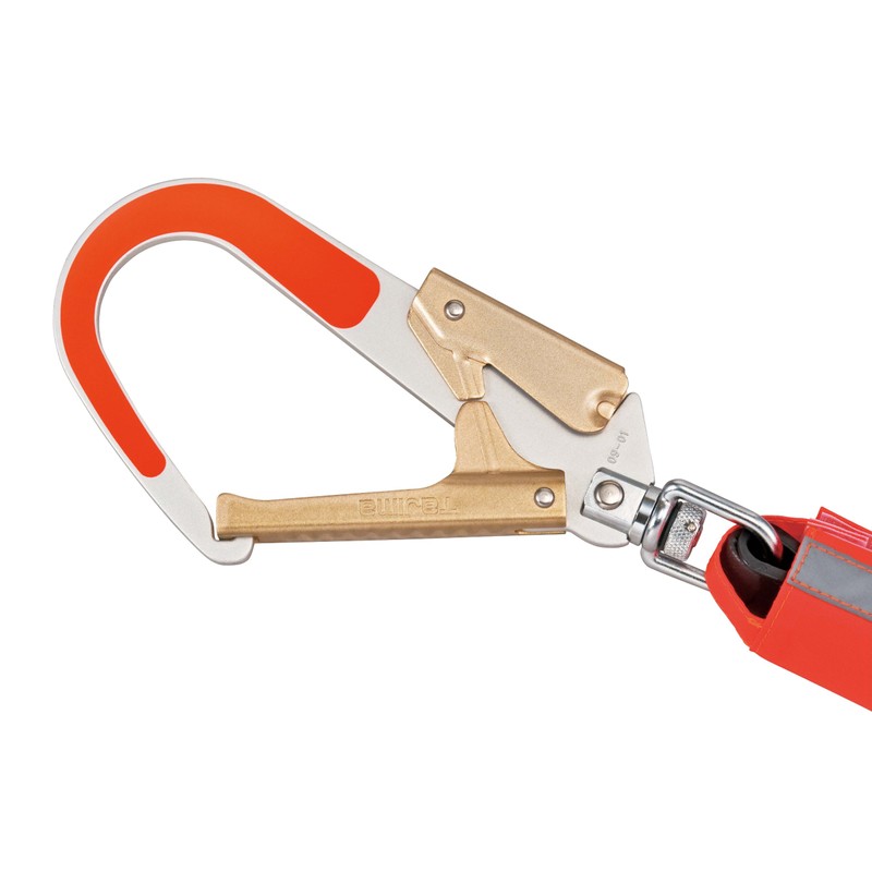 TA-FSOR Safety Belt Hook Seal (Orange) Fluorescent Color Makes Hook