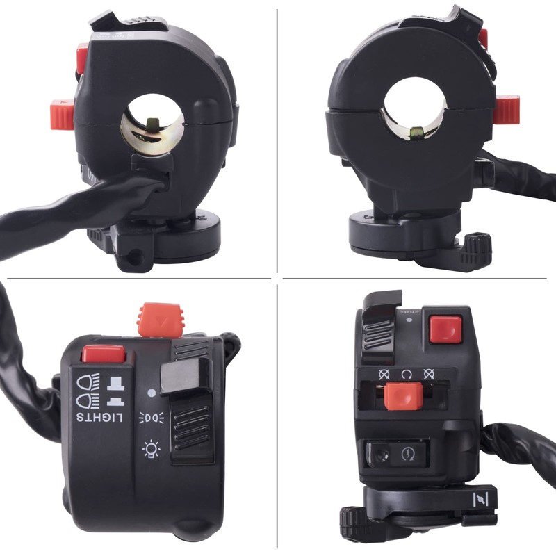 JINGKE 5 Function 9 Wire Left Starter Kill Light Choke