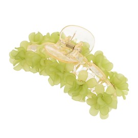 Healvian Large Flower Hair Claw Clip for Thick Hair Lightweight Non Slip with Strong Hold Comfortable Stylish Design for Women for Summer Beach Parties