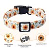 Jelwuion Cotton Dog Collar,Adjustable Cute Puppy Collar with Moon Patterned