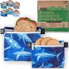 SnackJacket Reusable Sandwich & Snack Bags - Set of 2