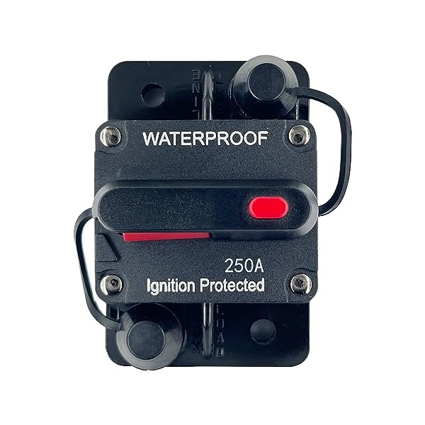 Xipupoo Xipupoo 250 Amp Circuit Breaker Resettable Fusewith Manual Reset