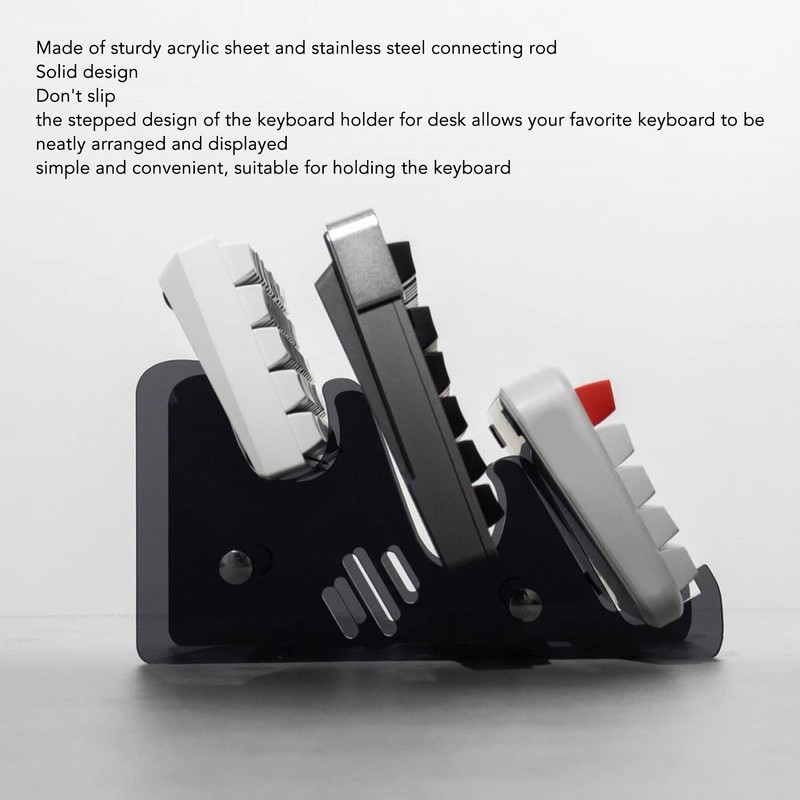 Acrylic Keyboard Display Stand Mechanical Computer Keyboard Stand Shelf for