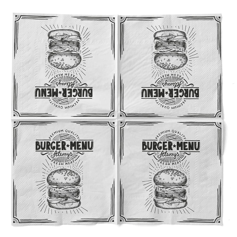 Tissue Napkins 33 x 33 cm | Premium Disposable Napkin