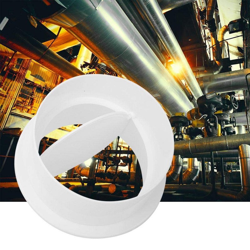 Oumefar Ducting Pipe Non Return Valve 95mm Back Draft Damper