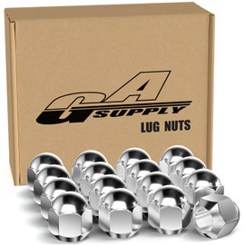GAsupply Wheel Nuts for Suzuki Cars M12xP1.25 Tapered Seat 60° 19HEX Length 23mm Steel Short Lug Nuts Silver Set of 16