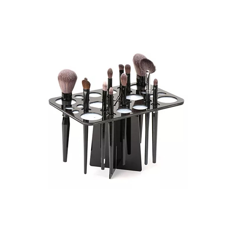Luckyiren Estante De Secado De Brochas De Maquillaje, Secado