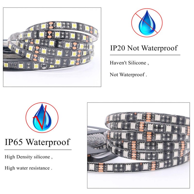 FOLGEMIR 5 m LED Strip, Cold White, 5050, 300 LEDs