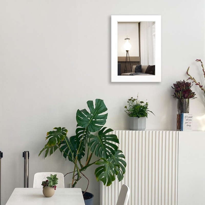 Ruomeng Wall Mirror Rectangle Decorative Mirror 12" x 16" for