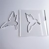 Humming Bird Router Template, Clear Acrylic Template, Router Inlay Template,