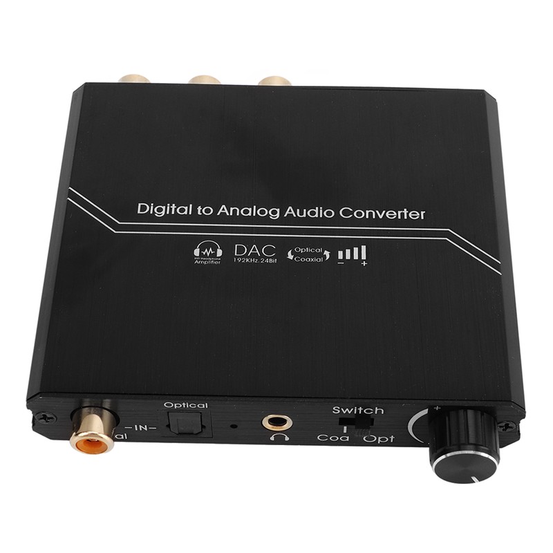 192KHz Digital to Analog Sound Converter with Volume Adjustment Digital