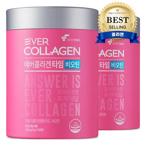 Ever Collagen Time Biotin 50p, 150g × 2 / 에버콜라겐 타임 비오틴 50p, 150g × 2개