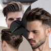 One Piece Durable Metal Folding Comb Convenient Steel Hair Comb