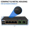 BV-Tech 4 PoE+ Gigabit Ports Switch with 2 Uplinks -