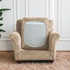 EVOLLER 2 Pieces Armchair Slipcover with Separate Chair Cushion Cover