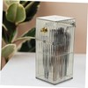 Mikinona Transparent Makeup Brush Holder Organizer Durable Cosmetic Storage Pot