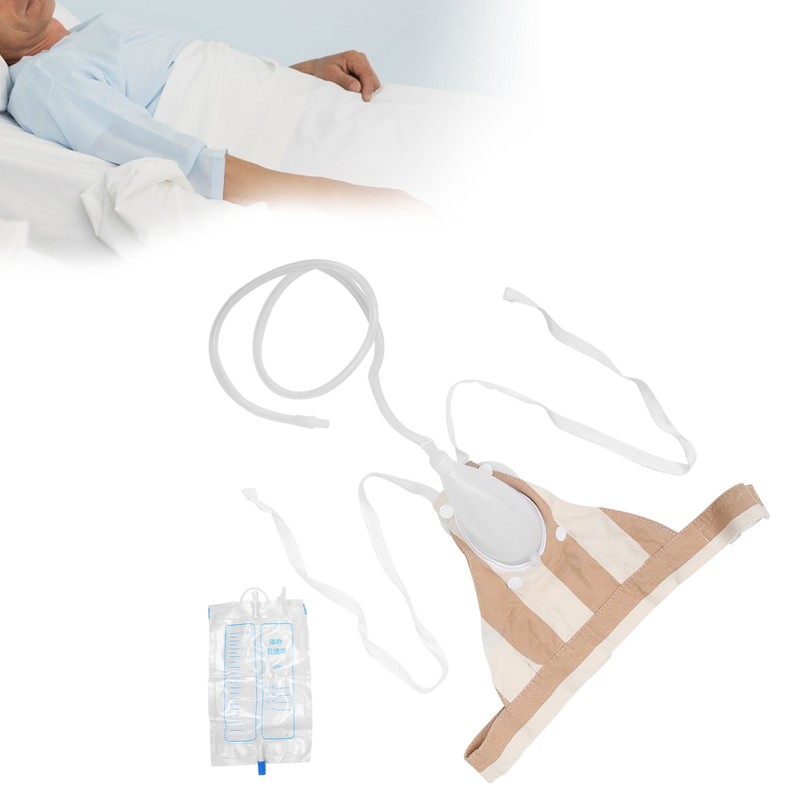 Women Female Silicone Urine Collector Urine Collection Drainage Bag Wearable