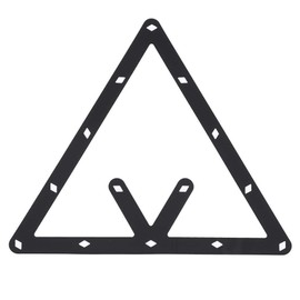 Ginyia Billiard Rack, 6 Pieces/Set Billiard Ball Rack Billiard Rack Black Triangle Ball Holder Positioning Billiard Table Pool Cue Accessories Billiard Table Rack