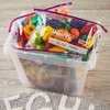 Hefty Jumbo Slider Bags 15 ct - Reusable Plastic Storage