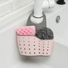 Kitchen Sink Caddy Sponge Holder Silicone Plastic Soap Holder Hanging