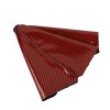 Unbranded JDM Red Carbon Fiber Shift Boot Stitch For Gear