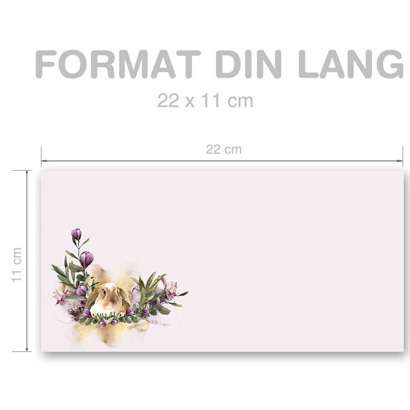 Envelopes Flower Nest Flowers & Blossoms 50 Envelopes (without Window)
