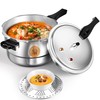 WantJoin 8Qt Aluminum Pressure Cooker w/Release Valve & Multiple Protective