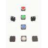 3.3V 5V PCB Mount DIP Illuminated Momentary Tactile Push Button