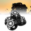 4pcs Aluminum Alloy Wheel Hub Cap Cover Accessory Fit for
