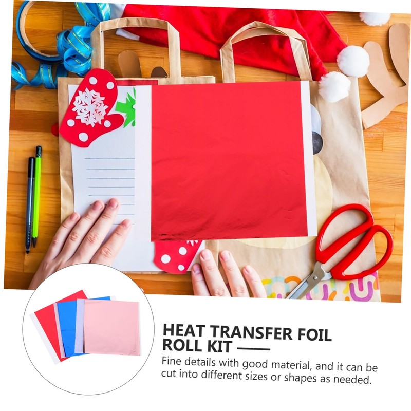 LALAFINA Craft Foil Sheets 300 Sheets Heat Transfer Foil for