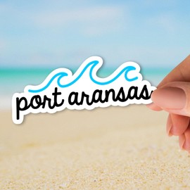 Squiddy Port Aransas - Vinyl Sticker Decal for Phone, Laptop, Water Bottle (2.5" Wide)