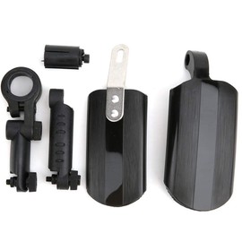 Alomejor Telescopic Folding Bike Mudguard Set Plastic Outdoor Mudguard Bicycle Front Rear Mudguard Tyre Mudguard