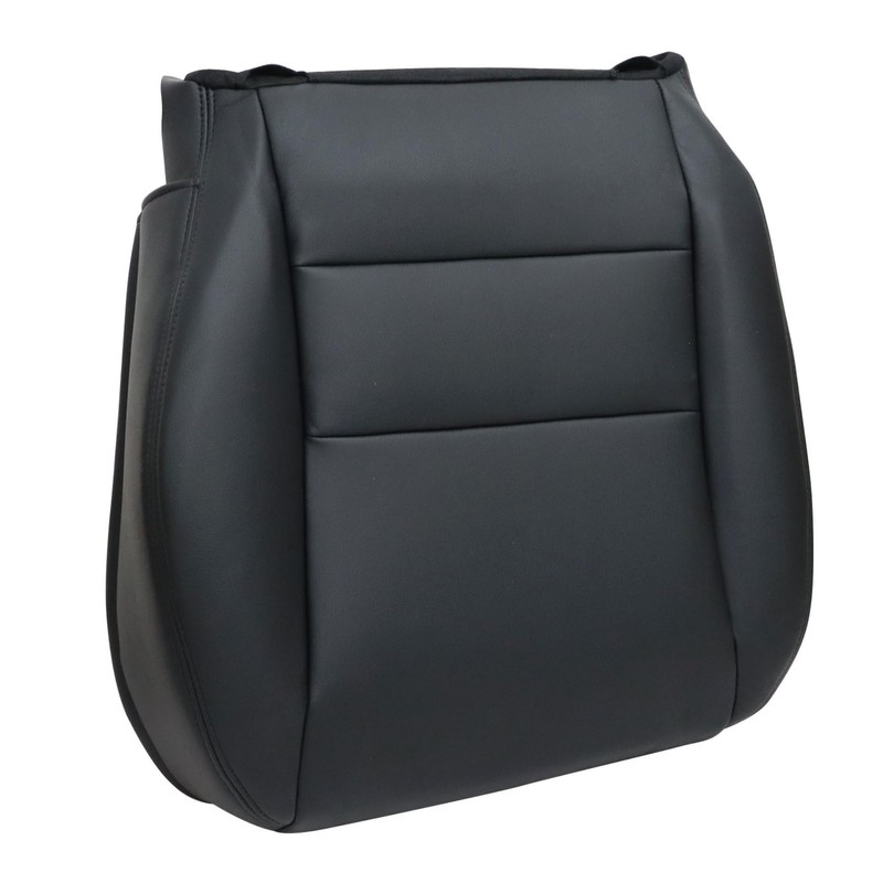 GXARTS Driver Side Bottom Replacement Leather Seat Cover Black Compatible