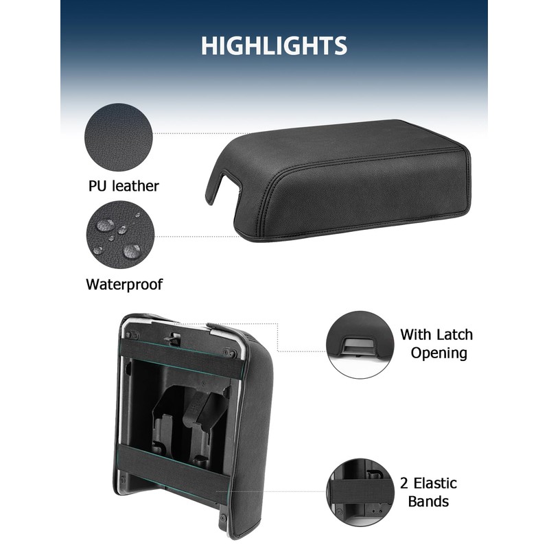 Eaglecover Center Console Cover for Ford F150 XL XLT 2004-2014,